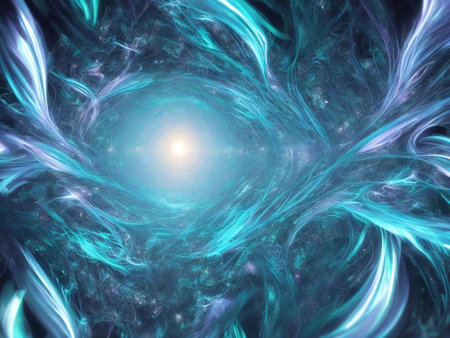 Abstract digital art background wallpaper ai generatedの素材