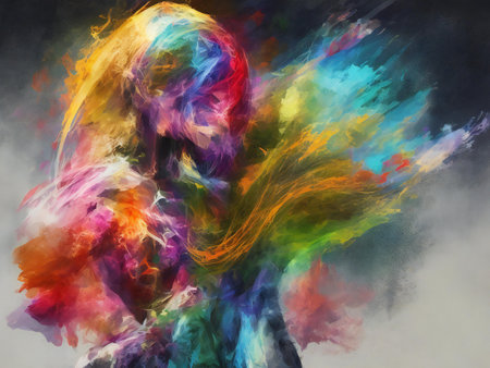 Abstract background images wallpaper ai generatedの素材