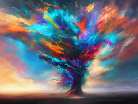 Abstract background images wallpaper ai generatedの素材