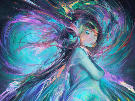 Abstract background images wallpaper ai generatedの素材