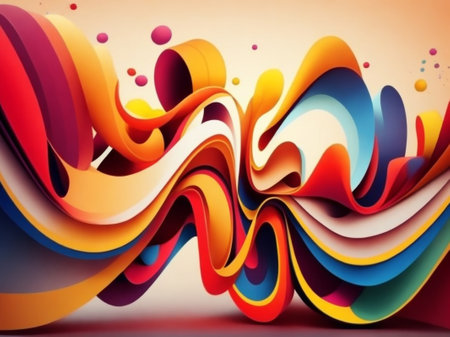 Abstract background design images wallpaper ai generatedの素材