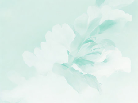 sweet color peony in soft color and blur style on mulberry paper textureの素材