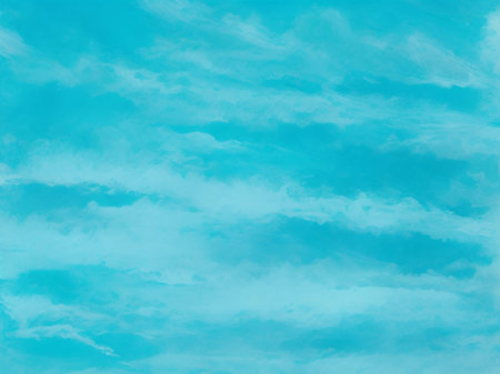 Blue sky with white cloudsbe used as a background.の素材