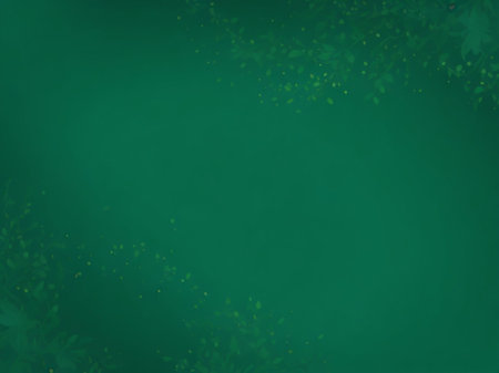 green background with leafs and space for your text or image.の素材