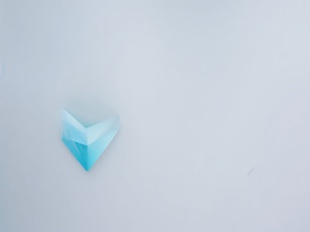 Paper origami boat on a white background. Minimal style.の素材