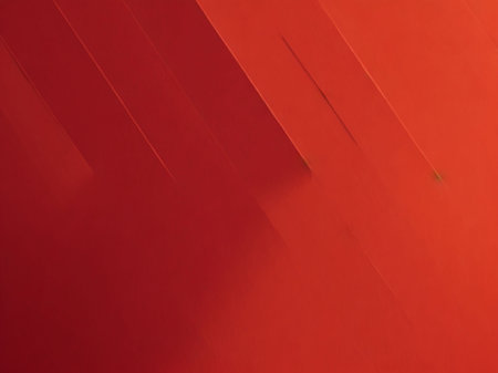 Abstract red background with diagonal stripes. 3d rendering, 3d illustration.の素材