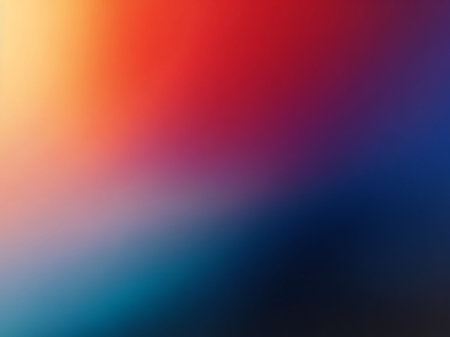 abstract background of colored spots of light in the form of a rainbowの素材