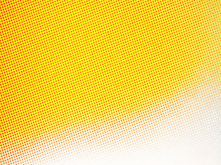 abstract halftone background - yellow and white dots on a white backgroundの素材