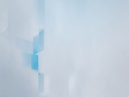 Abstract blue and white background with copy space for text or image.の素材