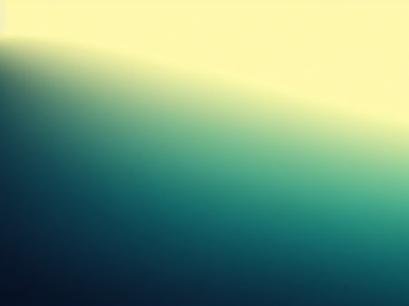 abstract background with smooth lines in yellow and turquoise colorsの素材