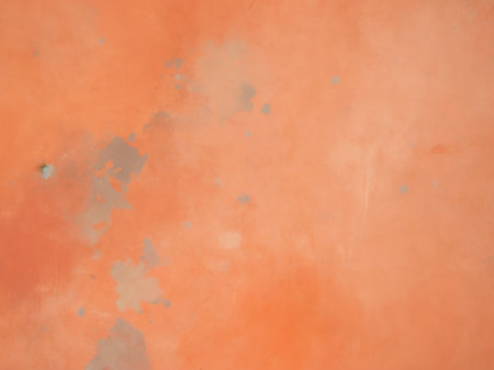 Grunge orange background with space for your text or image.の素材