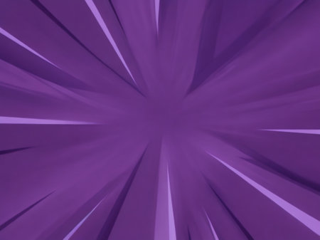 Purple abstract background with radial, radiating, converging lines.の素材
