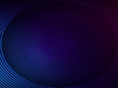 Abstract dark blue background with glowing circles. Vector illustration for your designの素材