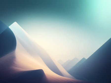 abstract background with some smooth lines in it (3d render)の素材