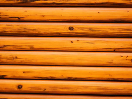 Wooden wall background or texture. Bamboo wall background or textureの素材