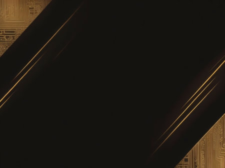 Luxury background with golden lines and space for text or imageの素材