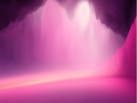 Purple and pink abstract background with neon light. 3d renderingの素材