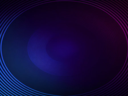 abstract dark blue background with some smooth lines and highlights in itの素材