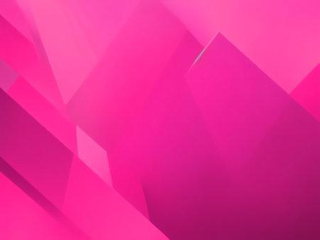 Abstract pink background with geometric shapes. 3d rendering, 3d illustration.の素材