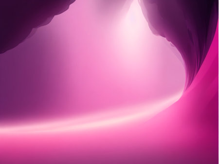 Pink abstract background with some smooth lines in it (3d render)の素材