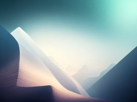 Mountain landscape with sand dunes. Travel and tourism concept.の素材