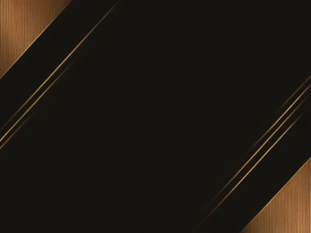 abstract black and gold background with copy space for text or imageの素材