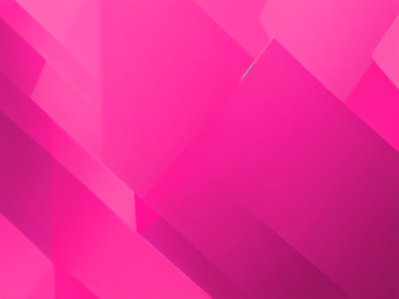 Abstract pink background with diagonal lines and stripes. 3d render illustrationの素材