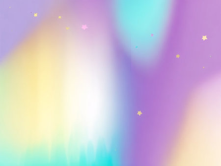 Abstract background with bokeh defocused lights and stars. Vector illustration.の素材