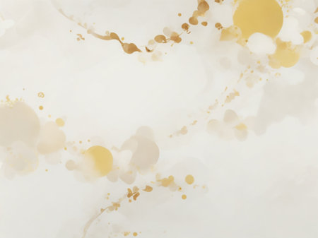 Abstract watercolor background. Yellow, brown and white colors. High quality photoの素材