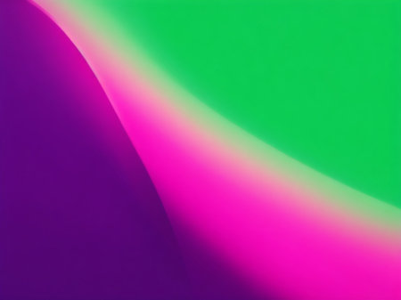 abstract background with smooth lines in purple, green and pink colorsの素材
