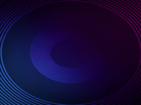 abstract dark blue background with circle pattern and space for your textの素材