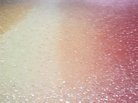 Raindrops on the glass as an abstract background. Toned.の素材