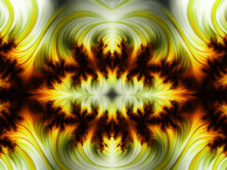 abstract fractal background a computer-generated 2D illustration, textureの素材