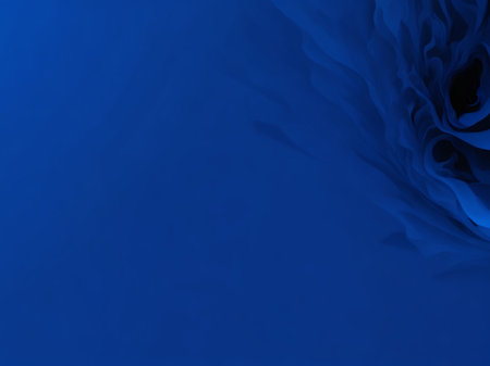 Blue abstract background with copy space for text or image. Close up.の素材