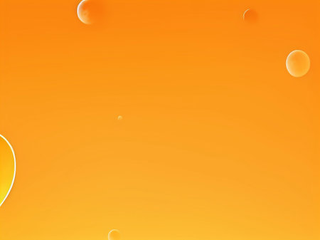 Abstract orange background with water drops and space for text. Vector illustrationの素材
