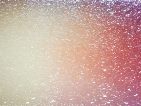abstract winter background with snowflakes and bokeh effectの素材