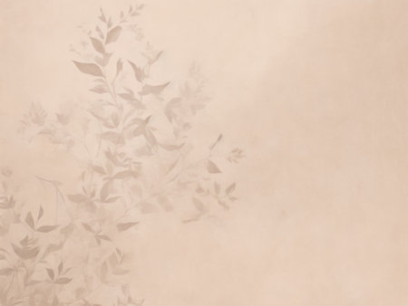 floral style textures on mulberry paper texture, abstract floral backgroundの素材