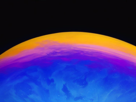 Planet Earth in outer space. Elements of this image furnished by NASAの素材