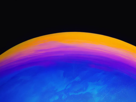 Colorful abstract background of the planet. Elements of this image furnished by NASAの素材