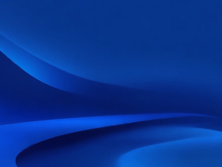 abstract blue background with some smooth lines in it (see more in my portfolio)の素材