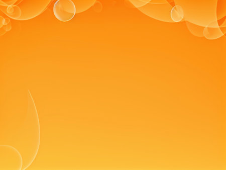 Abstract orange background with bubbles. Vector Illustration. Eps 10.の素材