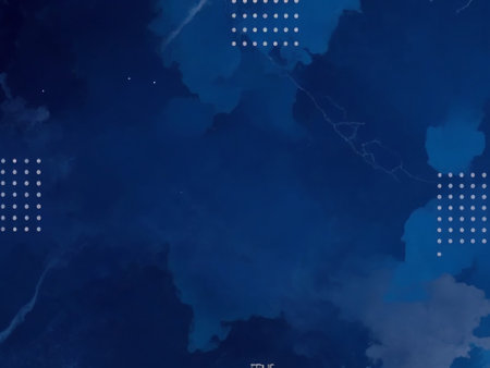 Abstract blue watercolor background with dots and spots. Vector illustration.の素材