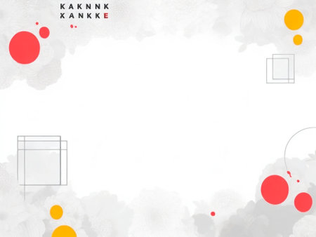 Japanese style background material, watercolor pattern, frame, copy spaceの素材