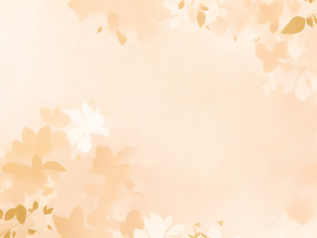 sweet color flowers in soft color and blur style on mulberry paper texture for backgroundの素材