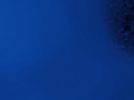 abstract blue background with some smooth lines in it and some reflectionsの素材