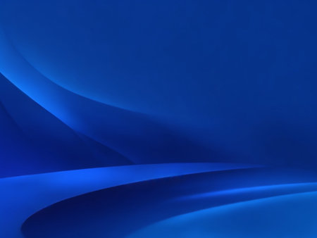 abstract blue background with some smooth lines in it (see more in my portfolio)の素材