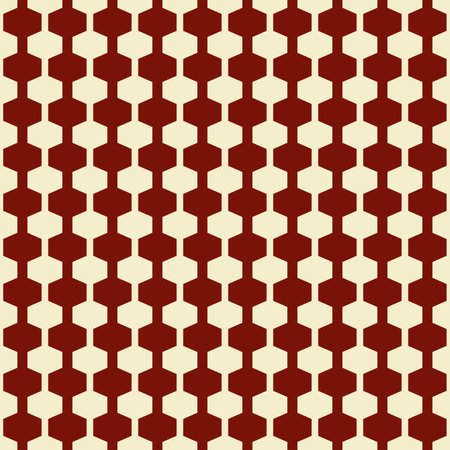 seamless geometric pattern with red and beige color for wrapping paper in solid styleのイラスト素材