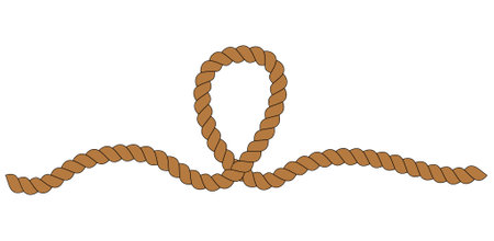 rope wrap loopのイラスト素材