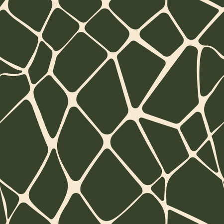 Seamless pattern of giraffe coloring pattern in natural colorsのイラスト素材