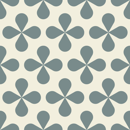 Seamless vector pattern of curly classical shapesのイラスト素材
